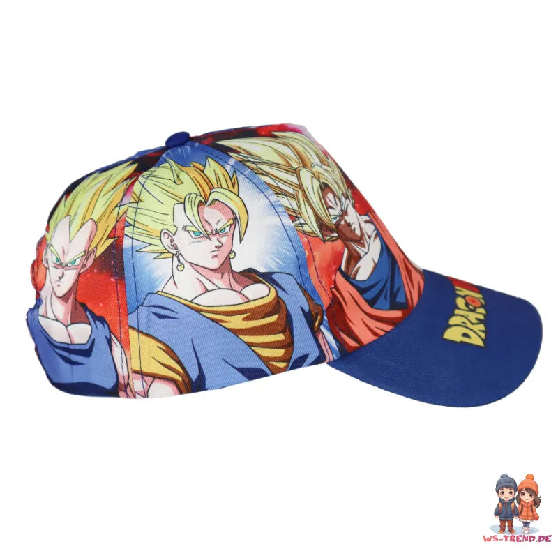 Anime DragonBall Z Goku Jungen Basecap Baseball Kappe Alloverdruck - WS-Trend.de Mütze Hut