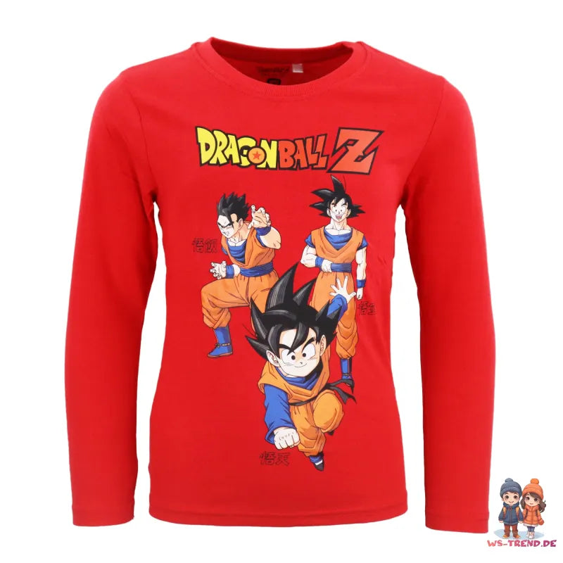 Anime Dragon Ball Goku Kinder Jungen Schlafanzug Pyjama - WS-Trend.de langarm 116-152 Baumwolle