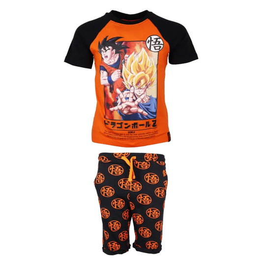 Anime Dragon Ball Z Goku Jungen Sommerset Shorts plus T-Shirt - WS-Trend.de 122-152 Baumwolle