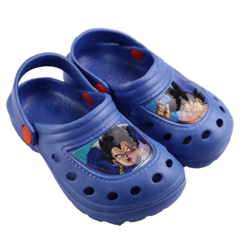 Dragon Ball Goku Vegeta Jungen Kinder Clogs WS Trend.de Badeschuhe Latschen 22 bis 33