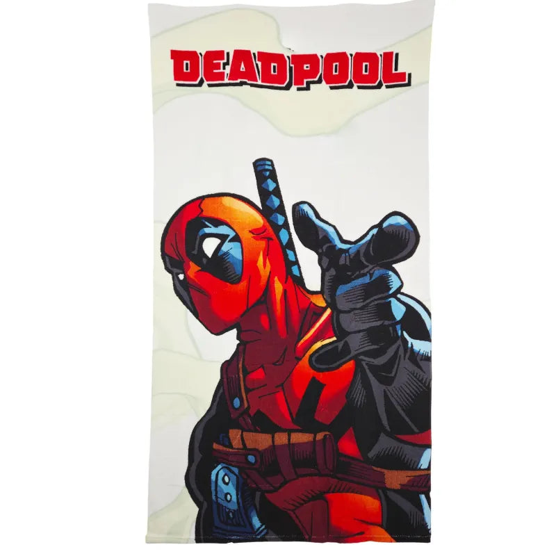 Marvel Deadpool Mikrofaser Strandtuch Badetuch Handtuch XL 70x140 cm - WS-Trend.de