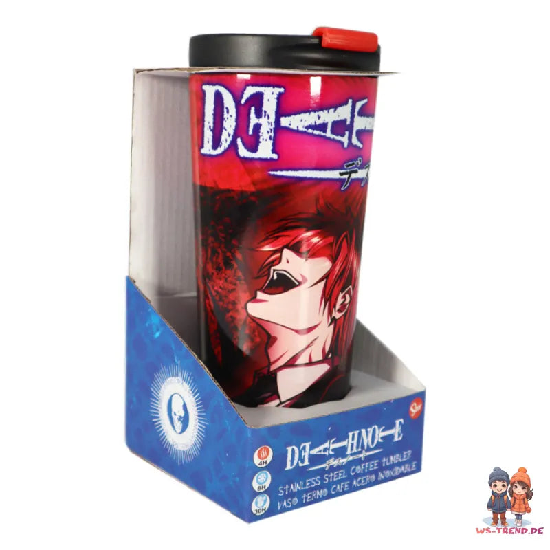 Anime Death Note Edelstahl Thermo Kaffeebecher doppelwandig Becher 425 ml - WS-Trend.de