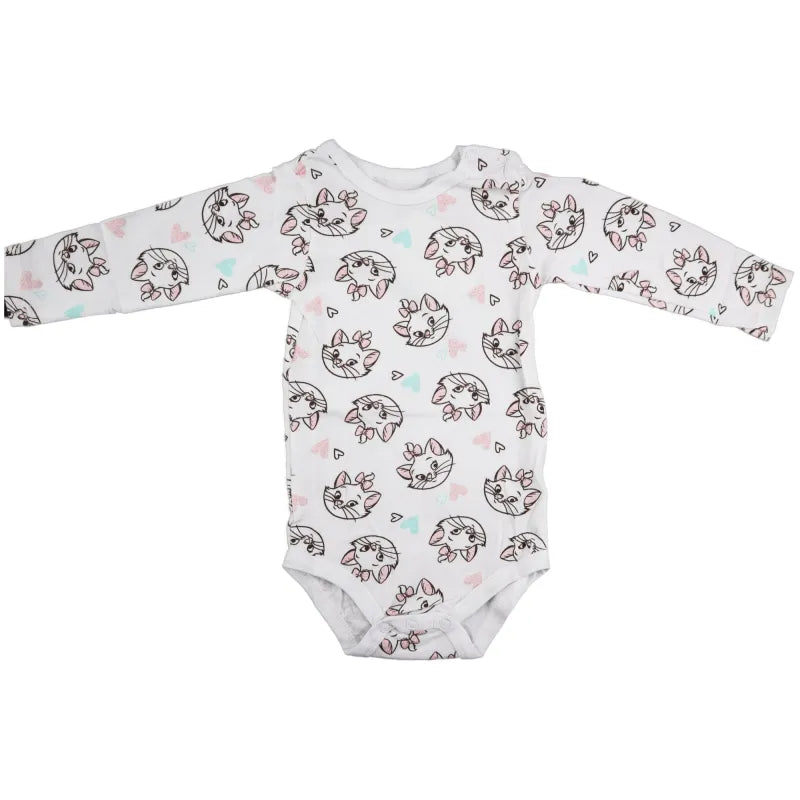 Disney Aristocats Marie die Katze Kleinkind langarm Body - WS-Trend.de Strampler Gr. 68 - 92