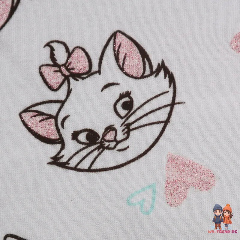 Disney Aristocats Marie die Katze Kleinkind langarm Body - WS-Trend.de Strampler Gr. 68 - 92