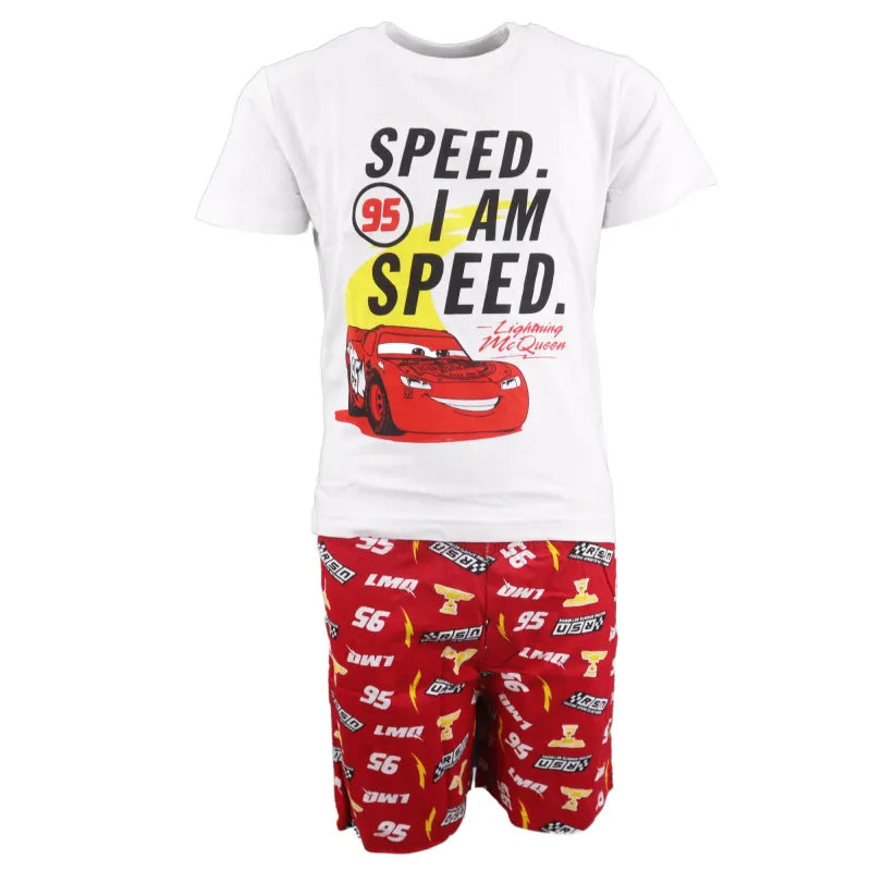 Disney Cars Lightning McQueen Kinder Pyjama Schlafanzug - WS-Trend.de 98-128 Baumwolle