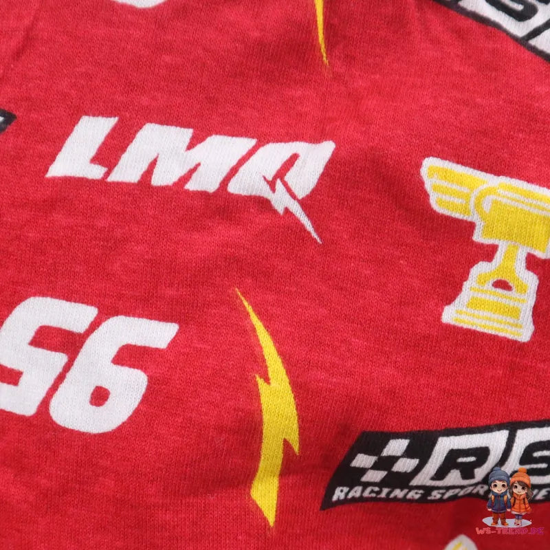Disney Cars Lightning McQueen Kinder Pyjama Schlafanzug - WS-Trend.de 98-128 Baumwolle