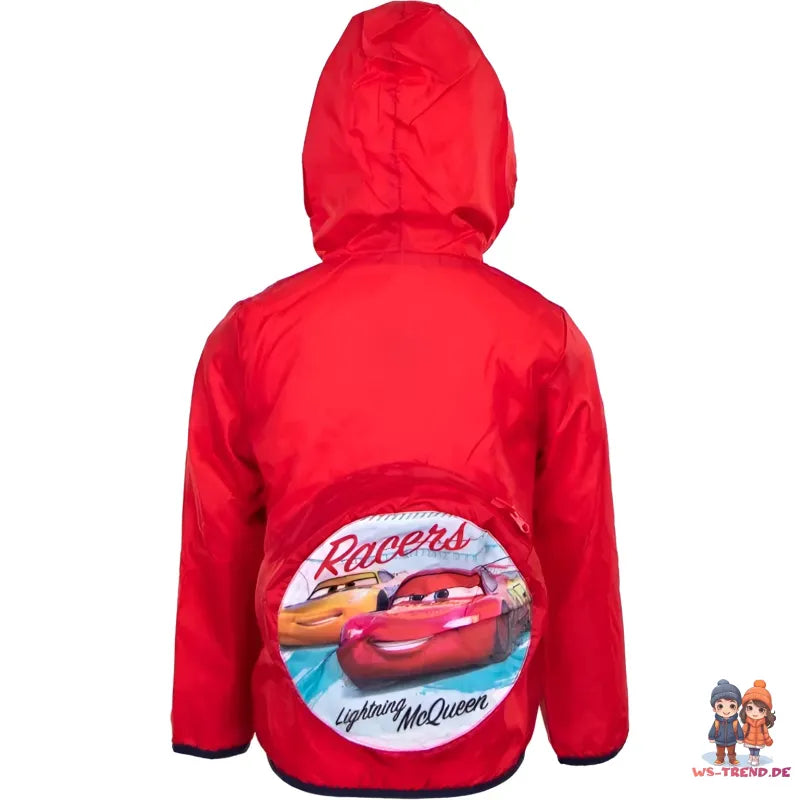 Disney Cars Lightning McQueen Kinder Regenjacke - WS-Trend.de Jacke mit Kapuze Jungen 98 -128