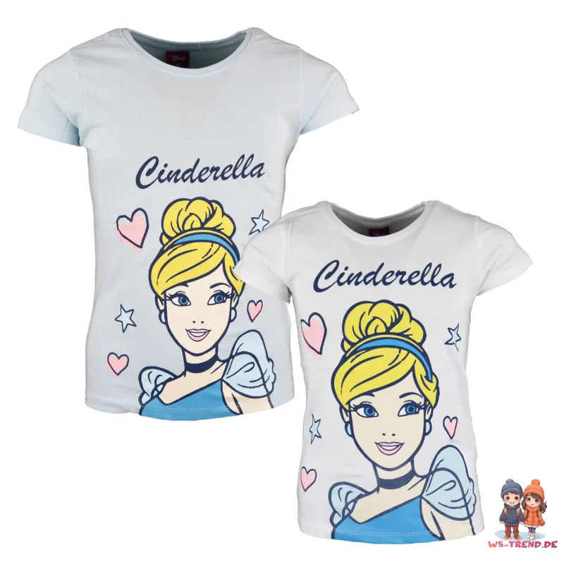 Disney Cinderella Kinder T-Shirt - WS-Trend.de - Kleidung für Mädchen 98 bis 128