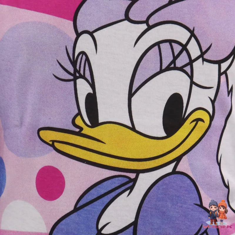 Disney Daisy Duck Kinder Mädchen Sommerset Shorts plus T-Shirt - WS-Trend.de 98-128 Rosa Pink