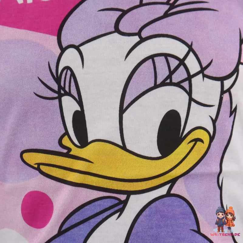 Disney Daisy Duck Kinder Mädchen Sommerset Shorts plus T-Shirt - WS-Trend.de 98-128 Rosa Pink