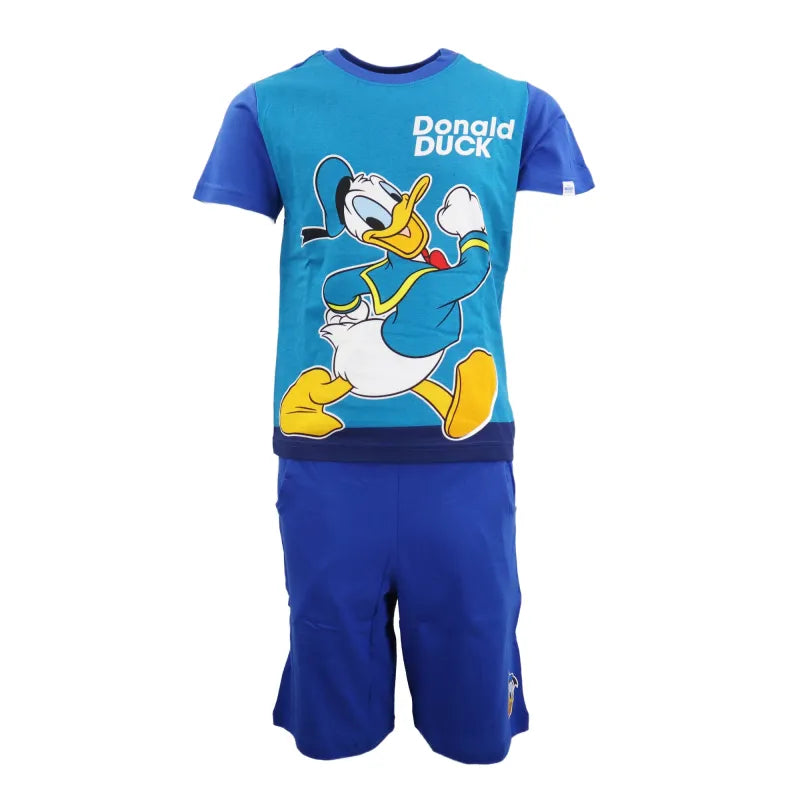 Disney Donald Duck Sommerset Shorts plus T-Shirt - WS-Trend.de Kinder Jungen 98-128 Blau