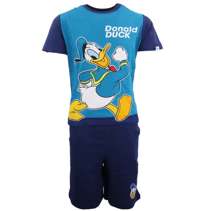 Disney Donald Duck Sommerset Shorts plus T-Shirt - WS-Trend.de Kinder Jungen 98-128 Blau