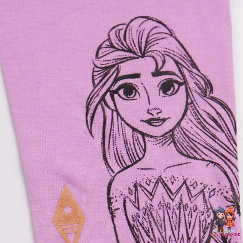 Disney Die Eiskönigin Anna Elsa Kinder Leggings Sporthose - WS-Trend.de 2 Mädchen