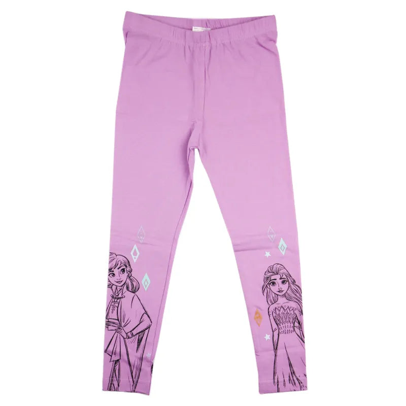 Disney Die Eiskönigin Anna Elsa Kinder Leggings Sporthose - WS-Trend.de 2 Mädchen
