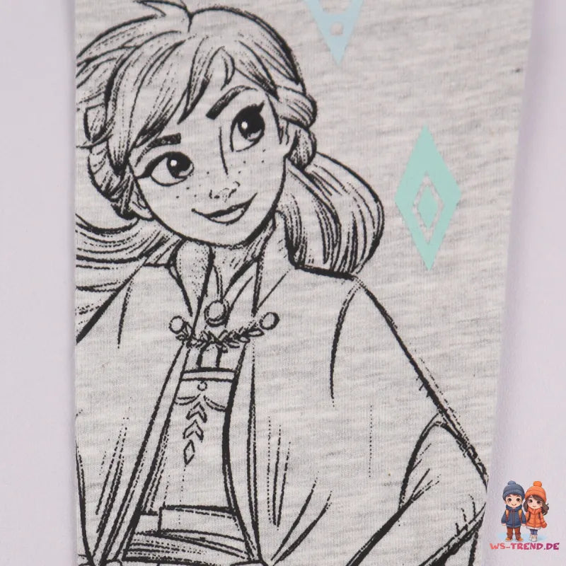 Disney Die Eiskönigin Anna Elsa Kinder Leggings Sporthose - WS-Trend.de 2 Mädchen