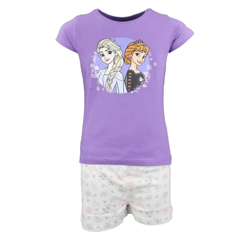 Disney Die Eiskönigin Elsa Anna Kinder kurzarm Schlafanzug Pyjama - WS-Trend.de 104 bis 134