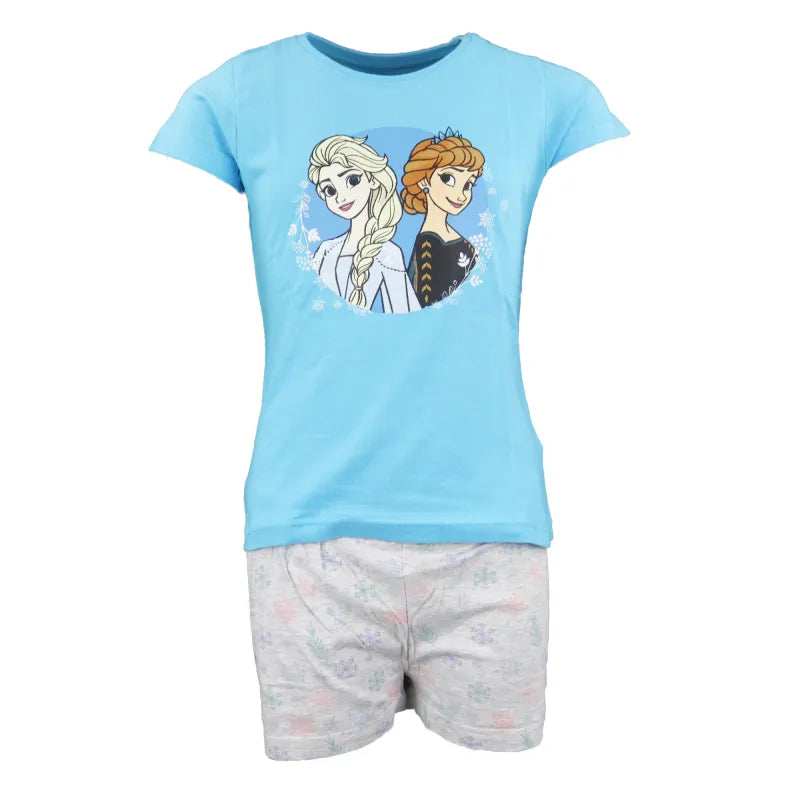 Disney Die Eiskönigin Elsa Anna Kinder kurzarm Schlafanzug Pyjama - WS-Trend.de 104 bis 134