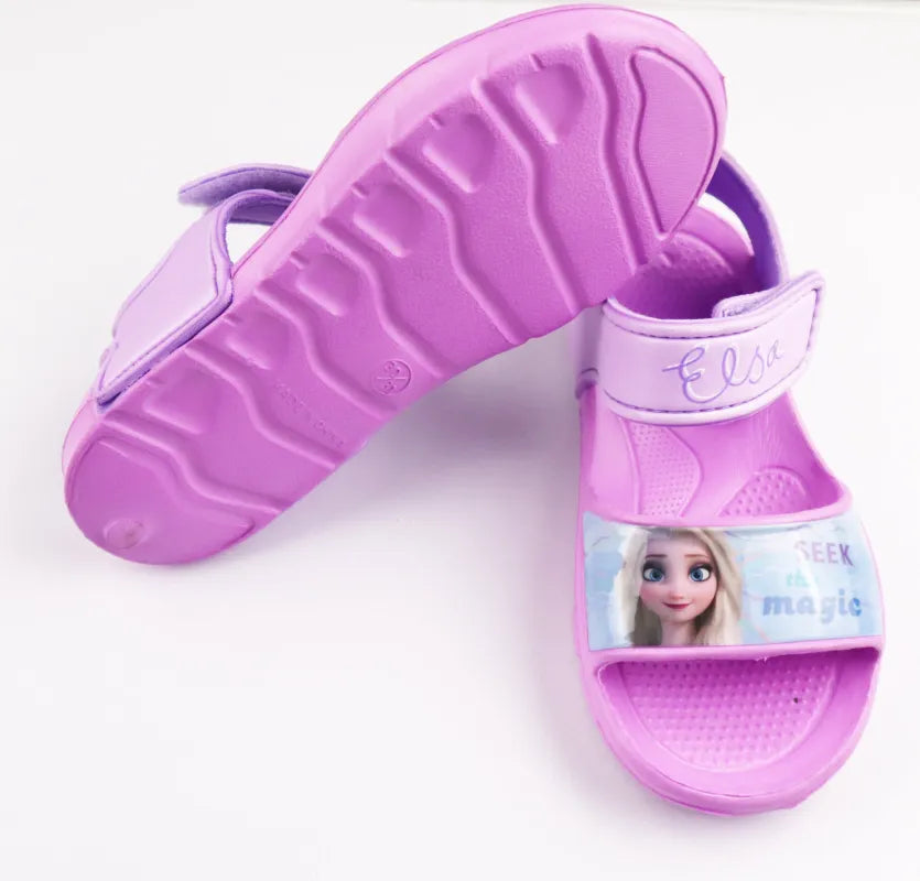 Disney Die Eiskönigin Elsa - Kinder Klett Sandalen - WS-Trend.de Klettsandale Badeschuhe Mädchen