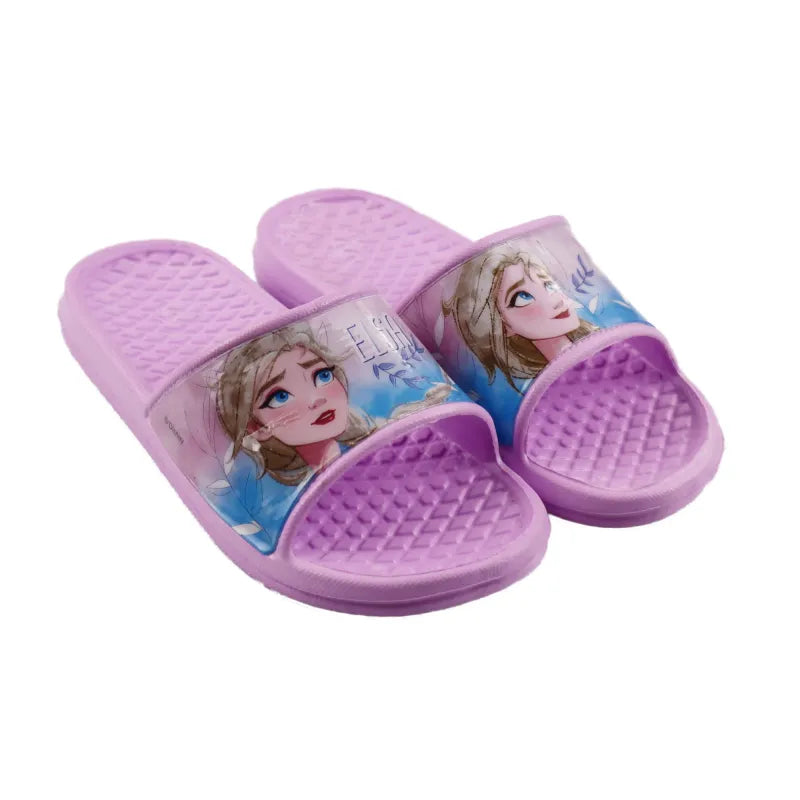 Disney Die Eiskönigin Elsa - Kinder Sandalen - WS-Trend.de Badeschuhe Latschen Lila Blau 24-31