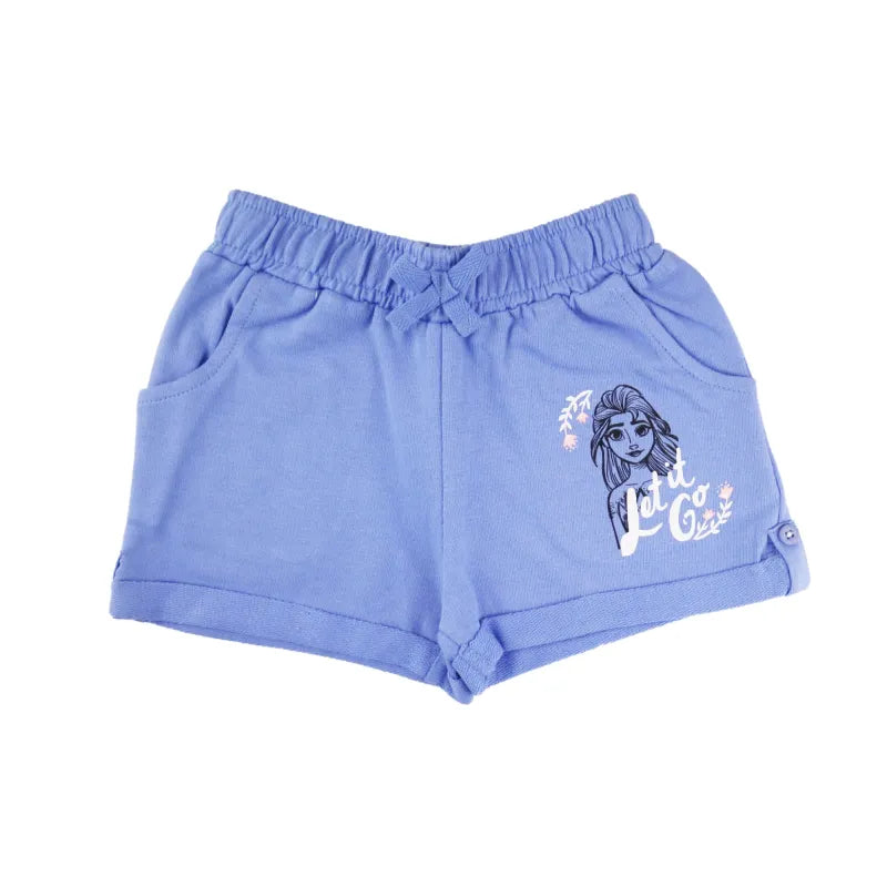 Disney Die Eiskönigin Elsa Kinder Shorts - WS-Trend.de Frozen Mädchen 92-128 Blau Grau