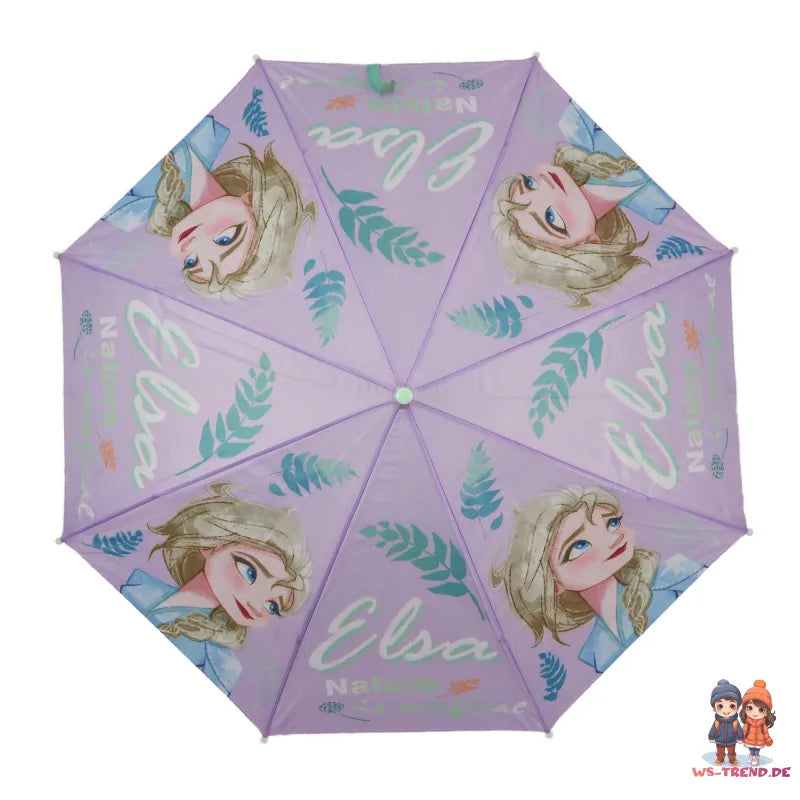 Disney Die Eiskönigin Kinder Regenschirm für Mädchen - WS-Trend.de Elsa Stabregenschirm Schirm D 80 cm
