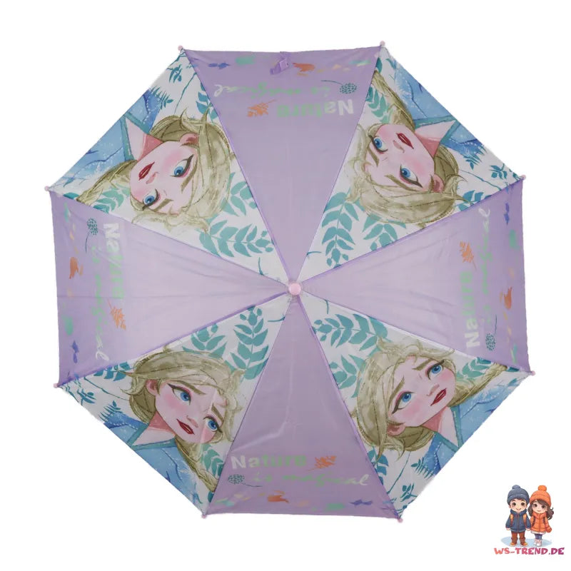 Disney Die Eiskönigin Kinder Regenschirm für Mädchen - WS-Trend.de Elsa Stabregenschirm Schirm D 80 cm
