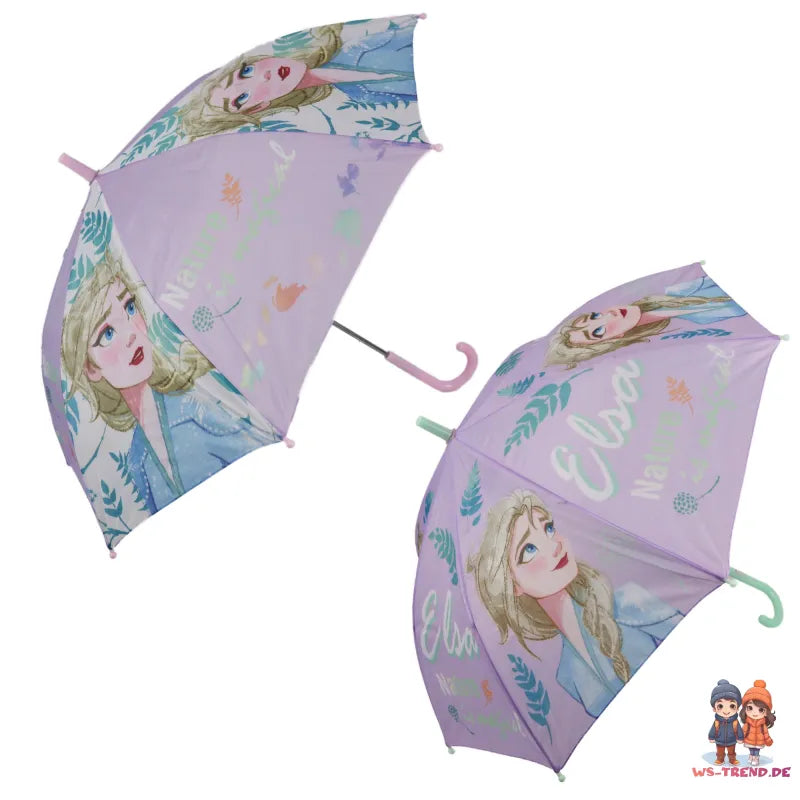 Disney Die Eiskönigin Kinder Regenschirm für Mädchen - WS-Trend.de Elsa Stabregenschirm Schirm D 80 cm