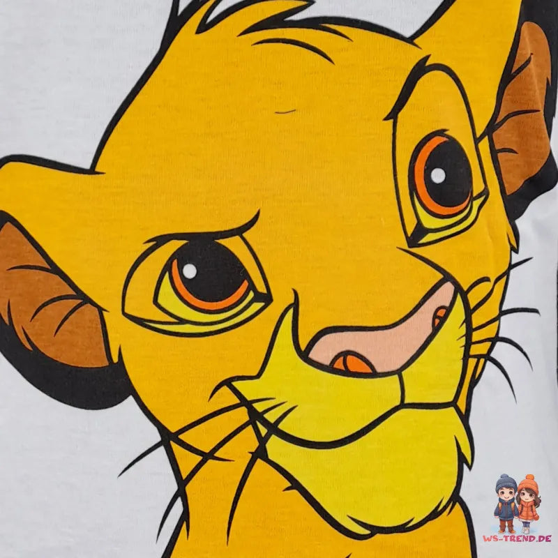 Disney König der Löwen Simba Sommerset Shorts plus T-Shirt - WS-Trend.de 98-128 Baumwolle