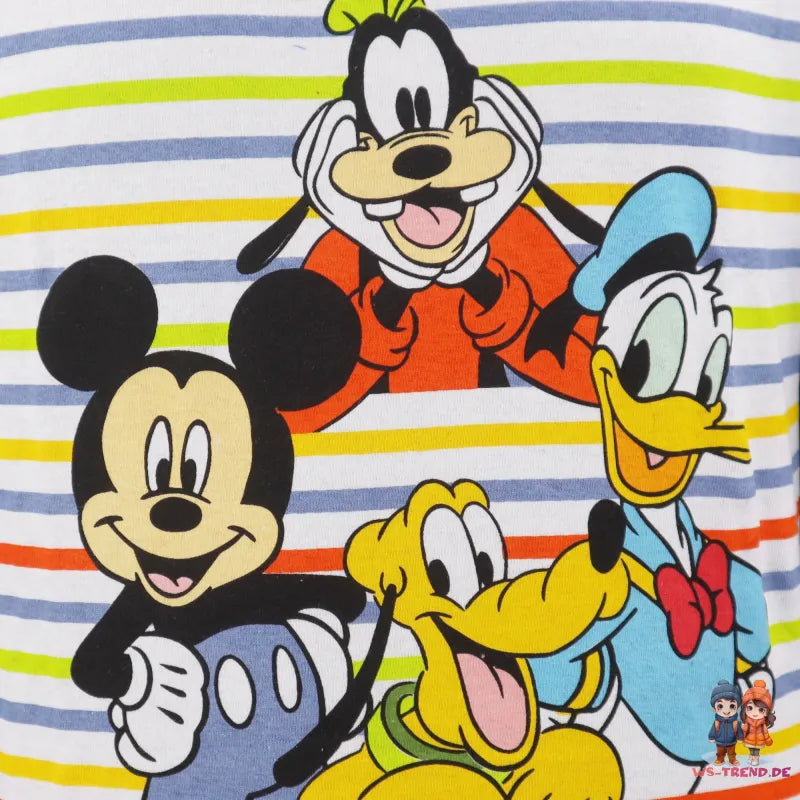 Disney Mickey Maus Kinder Schlafanzug Pyjama kurz - WS-Trend.de 98-128 baumwolle