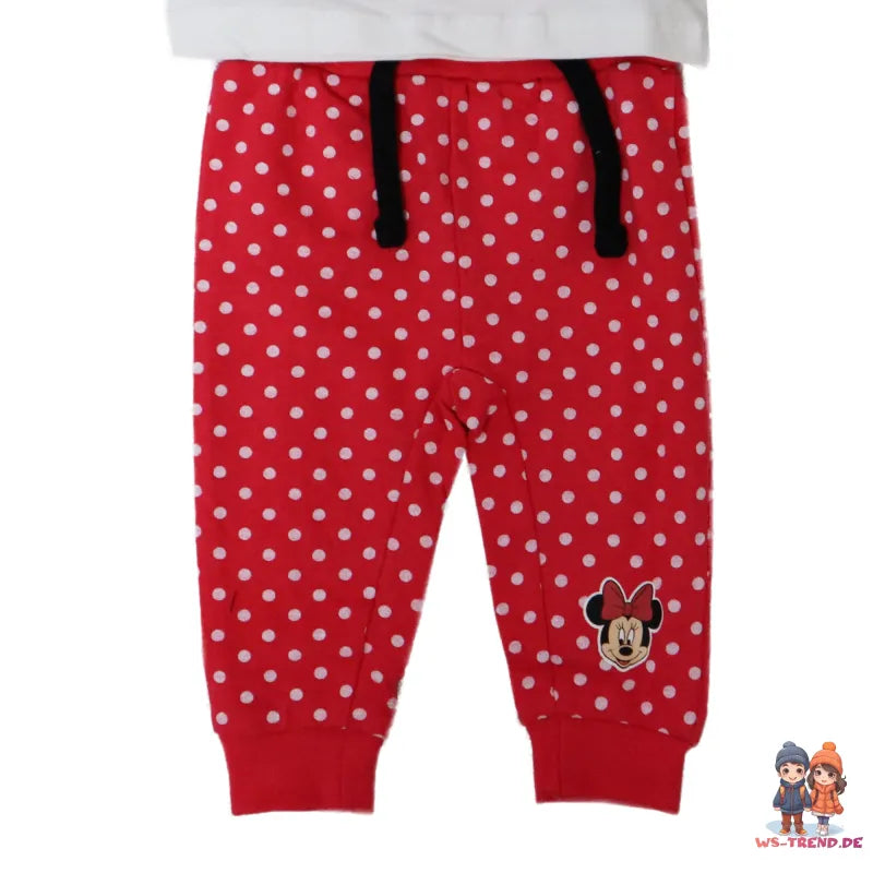 Disney Minnie Maus Baby Mädchen Set kurzarm T-Shirt plus Hose - WS-Trend.de Gr. 62-86