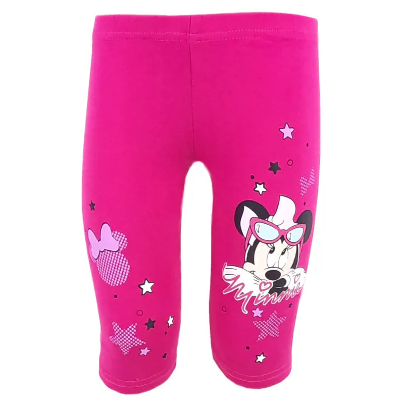 Disney Minnie Maus Capri Leggings - Pink Rosa 98 bis 128 cm - WS-Trend.de Kinder Mädchen