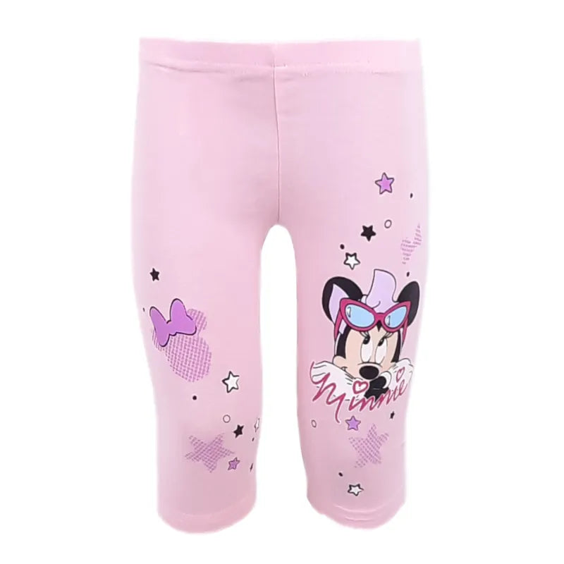 Disney Minnie Maus Capri Leggings - Pink Rosa 98 bis 128 cm - WS-Trend.de Kinder Mädchen