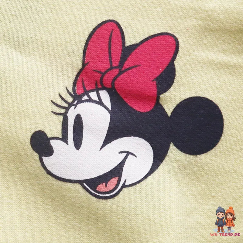 Disney Minnie Maus Kinder Kapuzen Pullover WS Trend.de Pulli mit Kapuze Hoodie Baumwolle