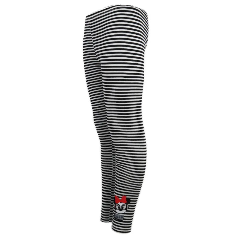 Disney Minnie Maus Kinder Leggings WS Trend.de Mädchen Jogginghose Hose 104 134 gestreift