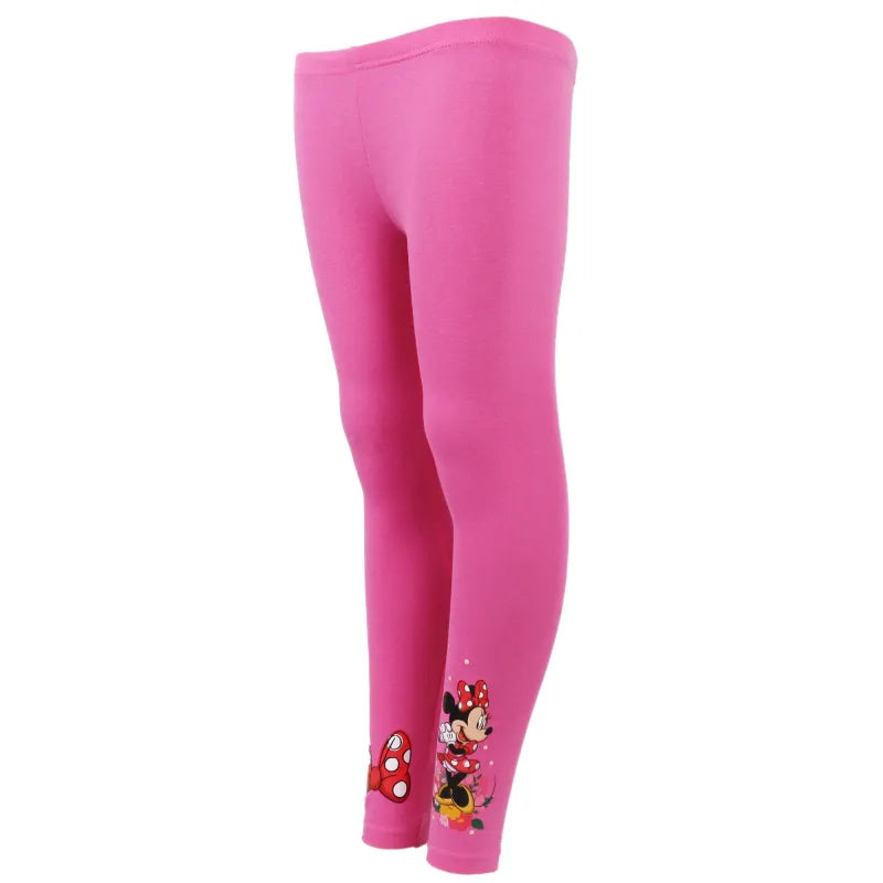 Disney Minnie Maus Kinder Leggings Sporthose - WS-Trend.de Mädchen Grau Rosa