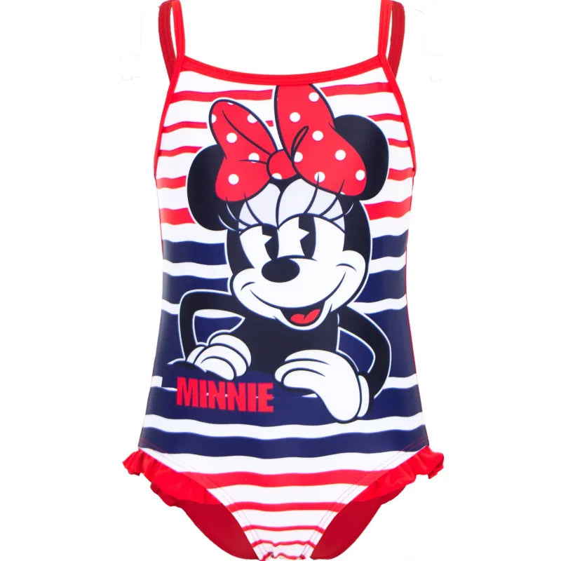 Disney Minnie Maus Kinder Mädchen Badeanzug - WS-Trend.de Bademode 98 -128 NEU Blau
