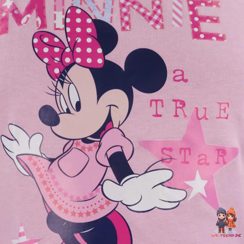 Disney Minnie Maus Kinder Pyjama - WS-Trend.de Mouse Schlafanzug kurz 98-128 Baumwolle
