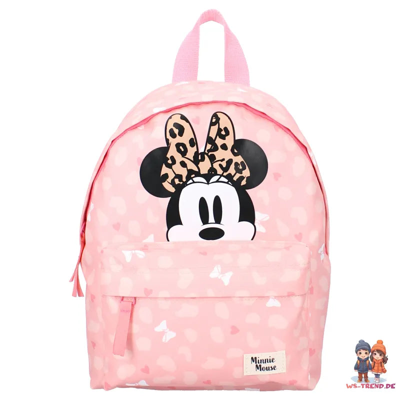 Disney Minnie Maus Kinder Rucksack mit Federmäppchen - WS-Trend.de Set und Etui Schultasche Backpack Tasche