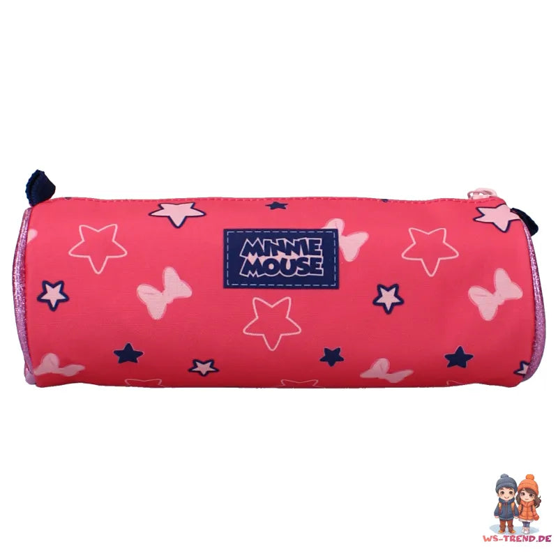 Disney Minnie Maus Kinder Rucksack mit Federmäppchen - WS-Trend.de Set und Etui Schultasche Backpack Tasche
