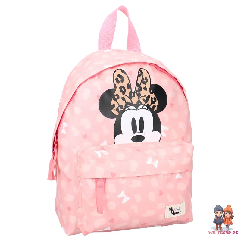 Disney Minnie Maus Kinder Rucksack mit Federmäppchen - WS-Trend.de Set und Etui Schultasche Backpack Tasche