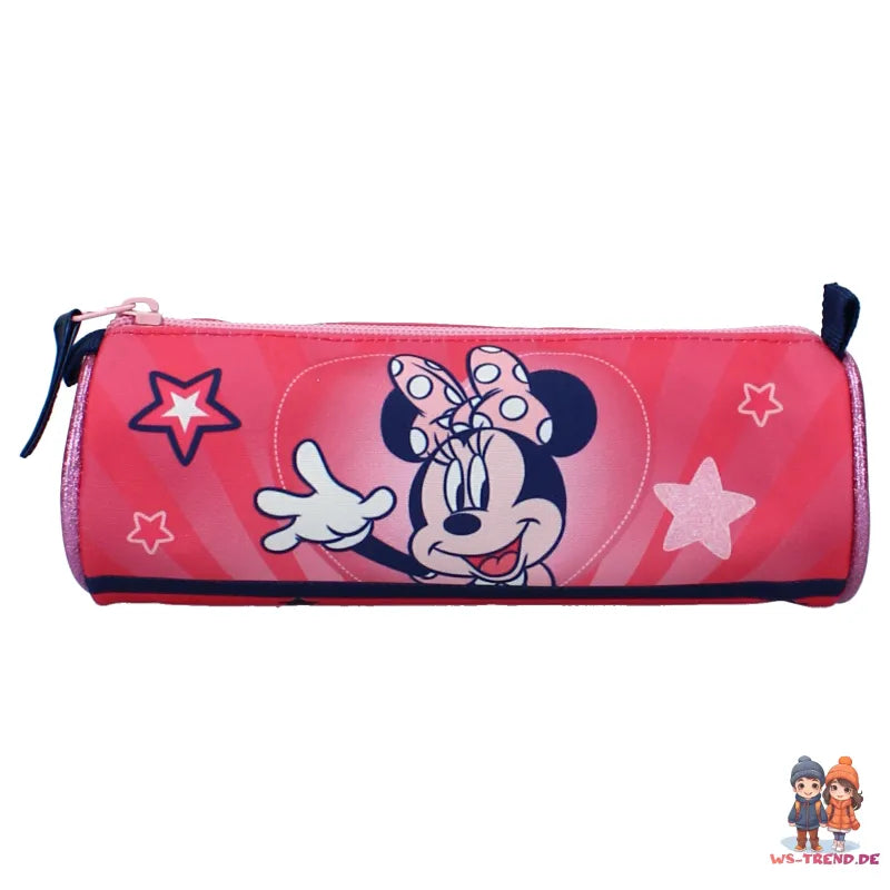 Disney Minnie Maus Kinder Rucksack mit Federmäppchen - WS-Trend.de Set und Etui Schultasche Backpack Tasche