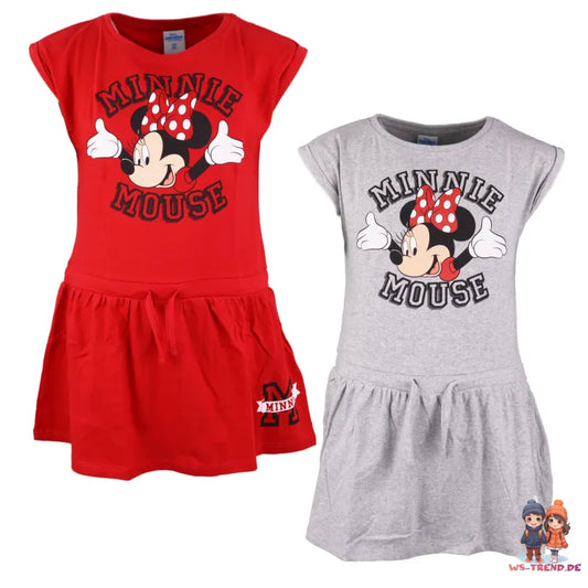 Disney Minnie Maus Mädchen Kinder Sommerkleid - WS-Trend.de kurzarm 104 - 134