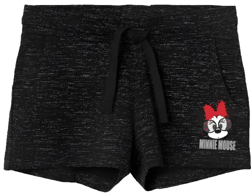 Disney Minnie Maus Shorts - Schwarz 116 - 146 - WS-Trend.de Kinder Short - bis für Mädchen