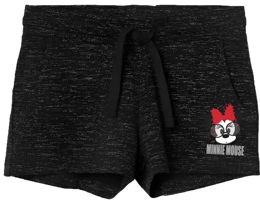 Disney Minnie Maus Shorts - Schwarz 116 - 146 - WS-Trend.de Kinder Short - bis für Mädchen