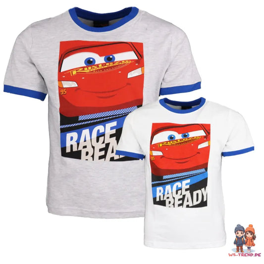 Disney Pixar Cars McQueen Kinder T-Shirt - WS-Trend.de Blau Grau Kleidung für Jungen