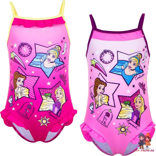 Disney Princess Belle Cinderella Rapunzel Kinder Badeanzug - WS-Trend.de Mädchen Bademode