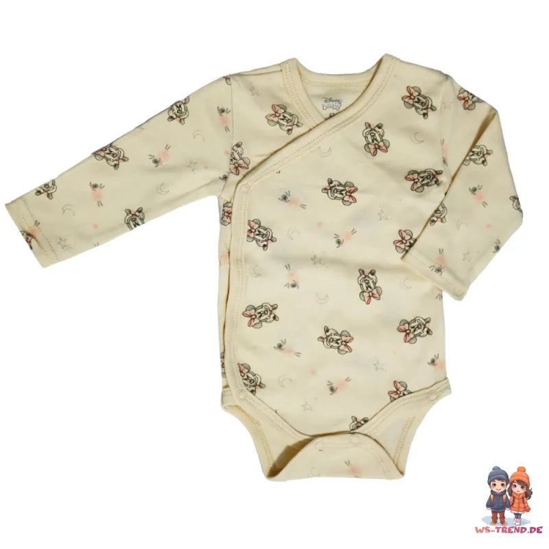 Disney Minnie Maus Baby 4 tlg Set Body Hose Lätzchen Mütze - WS-Trend.de Gr. 56 - 74 Baumwolle