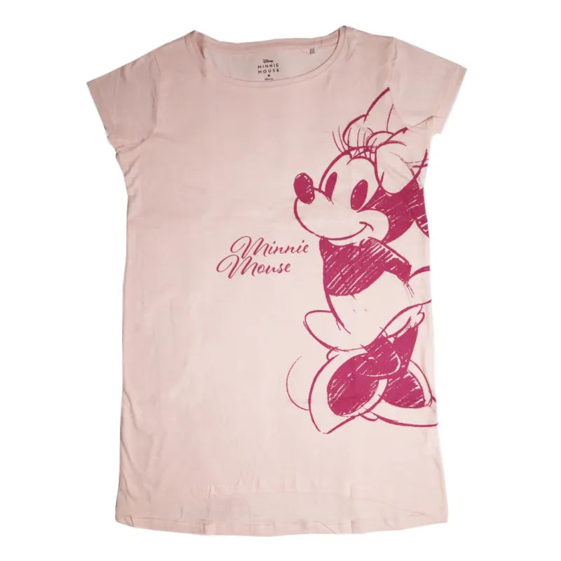 Disney Minnie Maus Damen kurzarm Schlafshirt Nachthemd - WS-Trend.de XS-XL