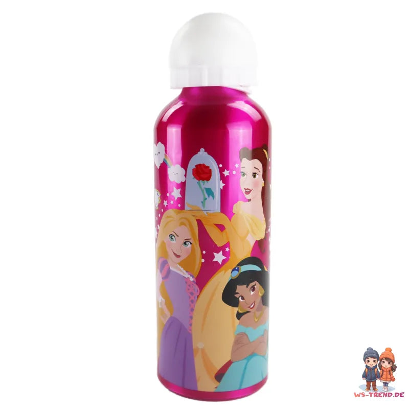 Disney Prinzessinnen Alu Wasserflasche Trinkflasche Flasche 500 ml - WS-Trend.de Sportflasche