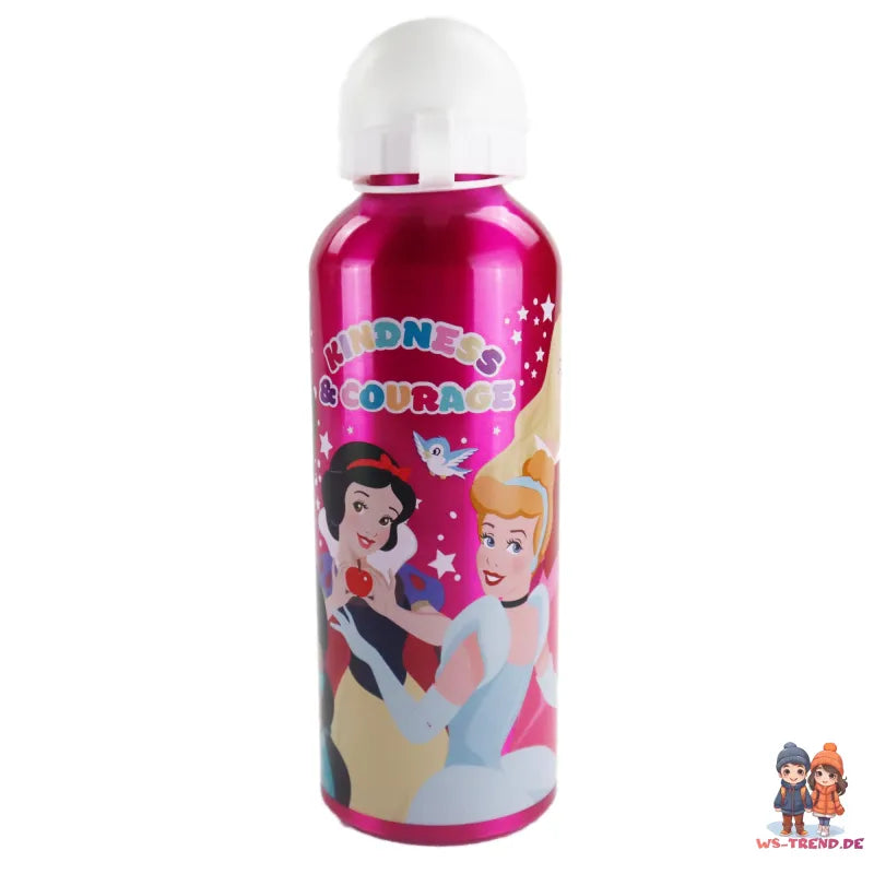Disney Prinzessinnen Alu Wasserflasche Trinkflasche Flasche 500 ml - WS-Trend.de Sportflasche